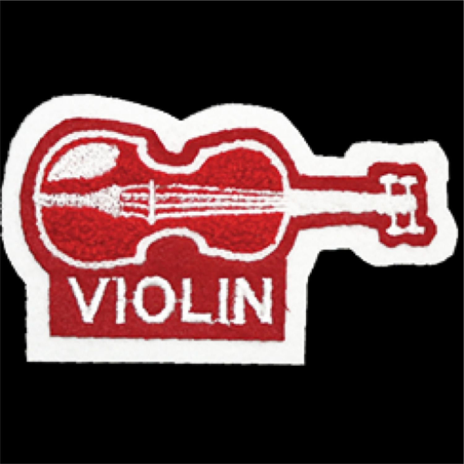Chenille Patch - Violin