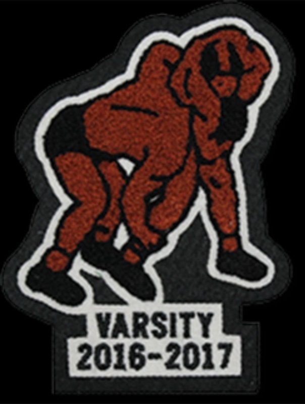 Chenille Patch - Wrestlers - Male