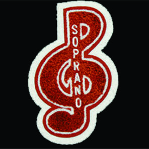 Chenille Patch - Treble Clef