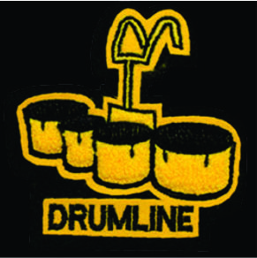 Chenille Patch - Quad Drums