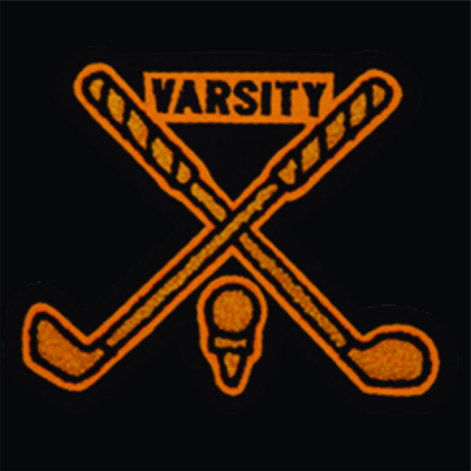 Chenille Patch - Golf Clubs