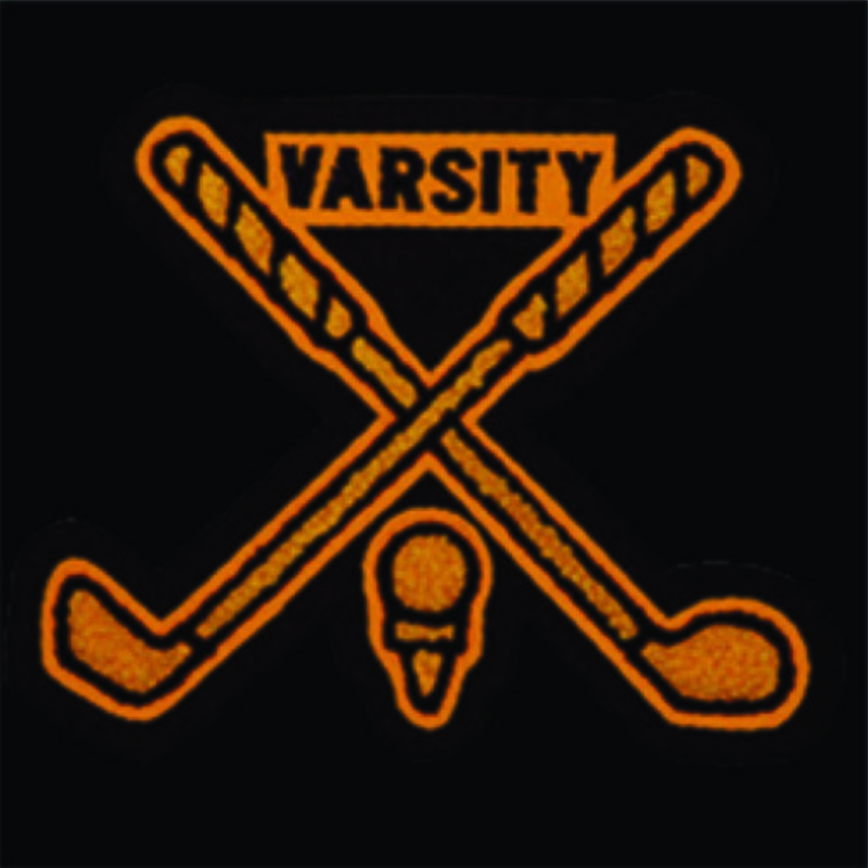 Chenille Patch - Golf Clubs