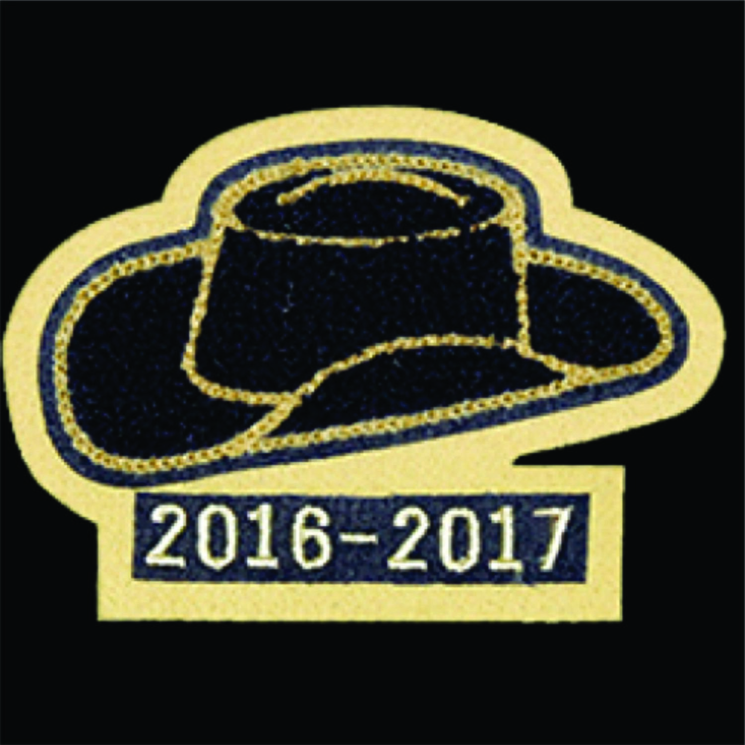 Chenille Patch - Cowboy Hat