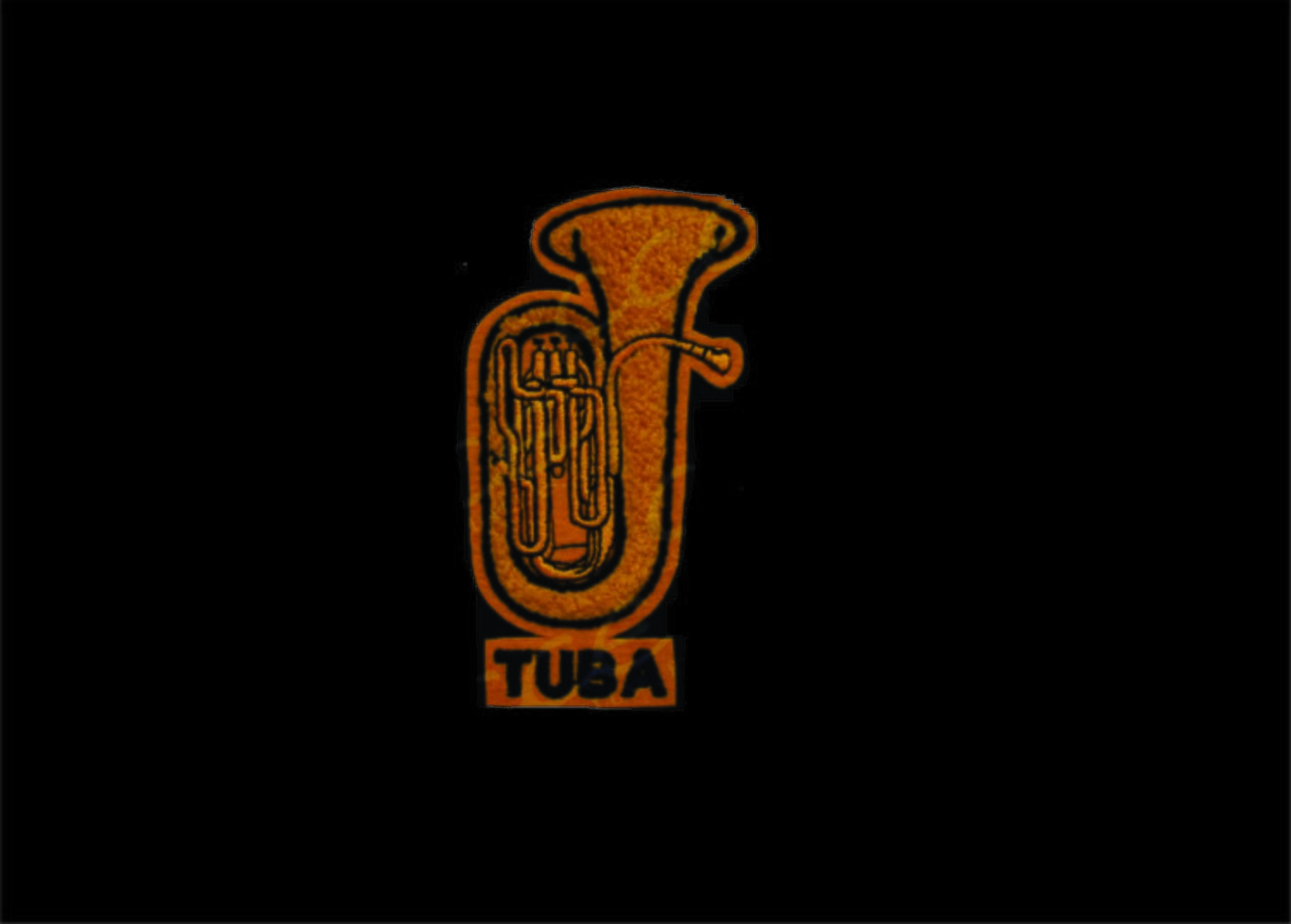 Chenille Patch - Tuba