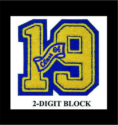 Chenille Patch - Year Date (2 Digit)
