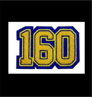 Chenille Patch - Jersey Number/Player Position (3 Digits)