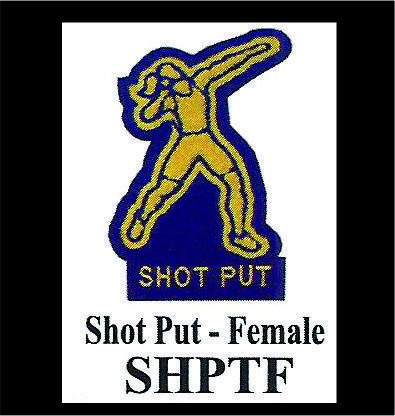 Chenille Patch - Shot Put - Female