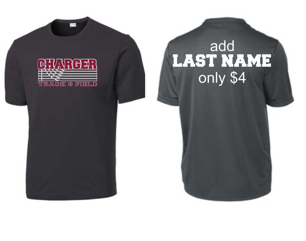 CHS Track &amp; Field Sport-Tek® PosiCharge® Competitor™ Tee (IRON GREY)