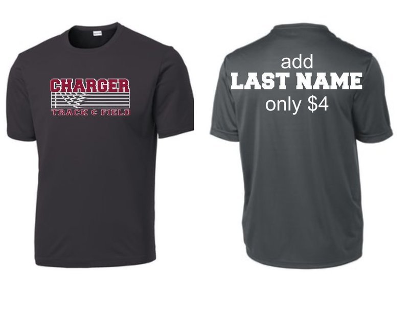CHS Track &amp; Field Sport-Tek® PosiCharge® Competitor™ Tee (IRON GREY)