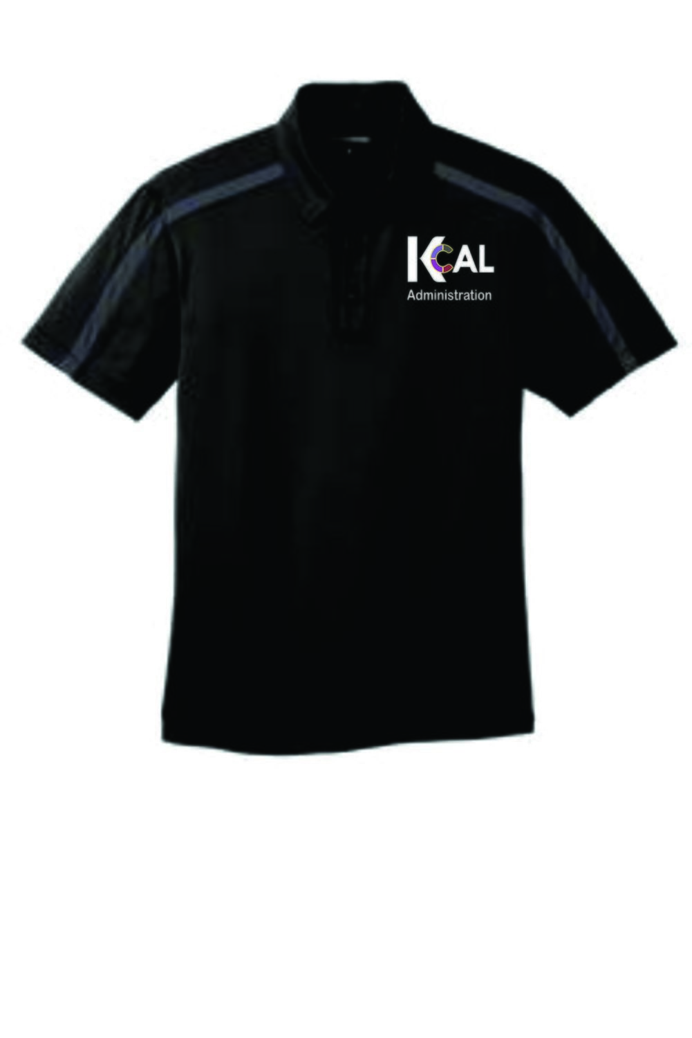 KCAL Men&#39;s Administration Black Polo