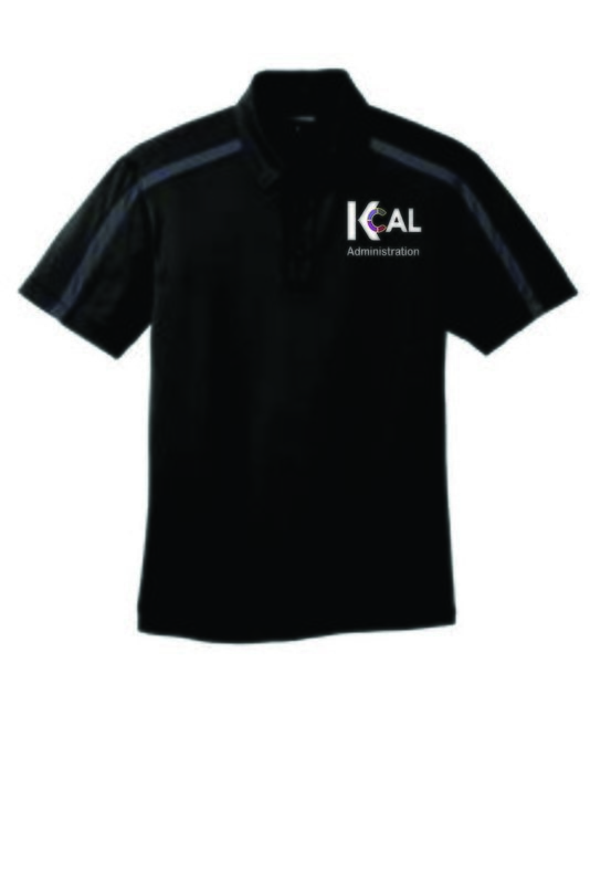 KCAL Men&#39;s Administration Black Polo