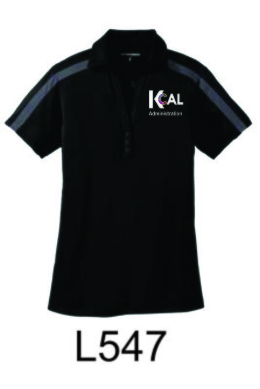 KCAL Ladies Administration Black Polo