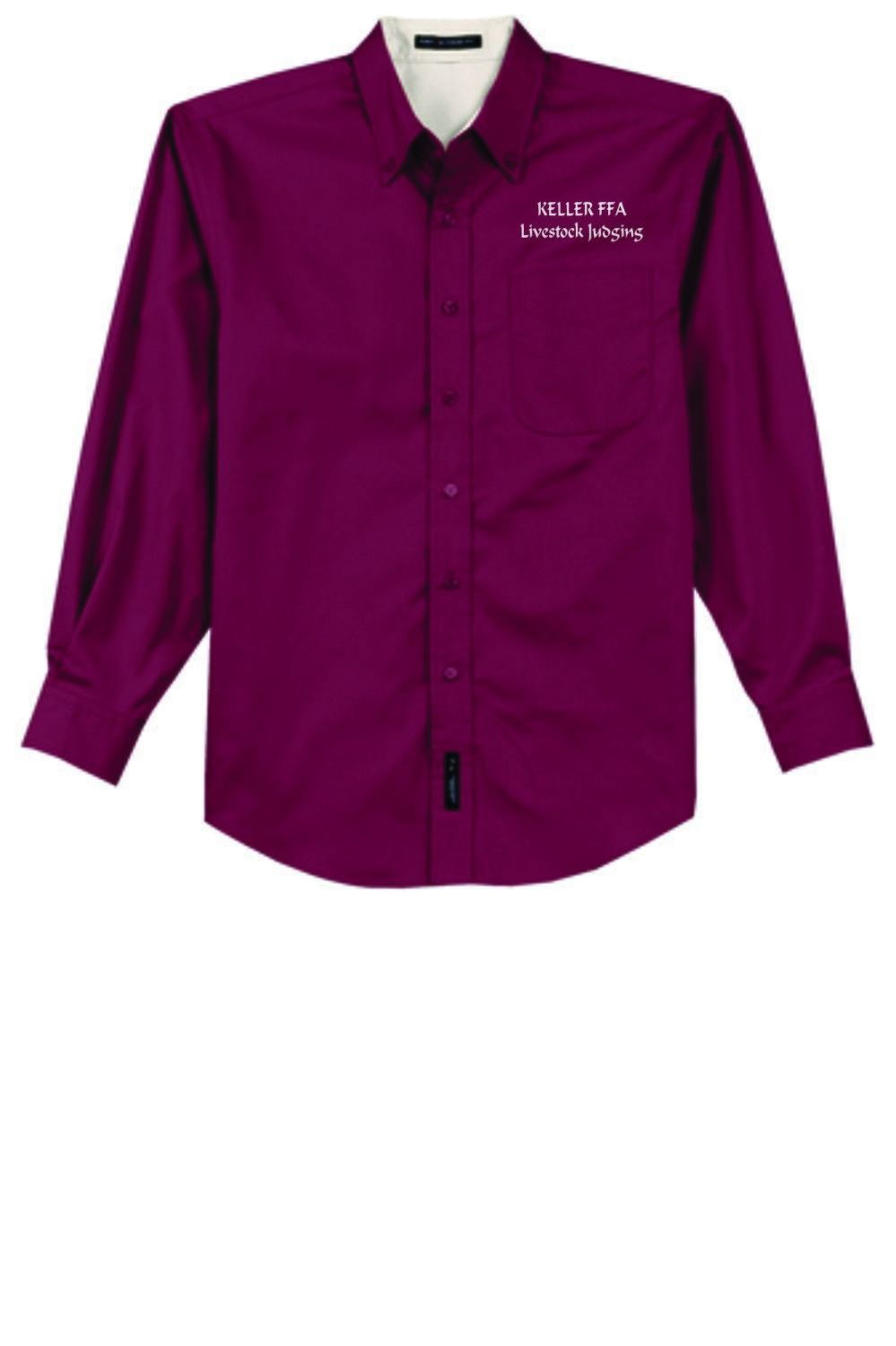 KCAL Keller FFA Livestock Judging Shirt (Burgundy)