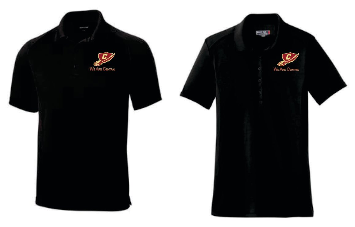 CHS We are Central Black Polo