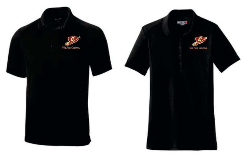 CHS We are Central Black Polo