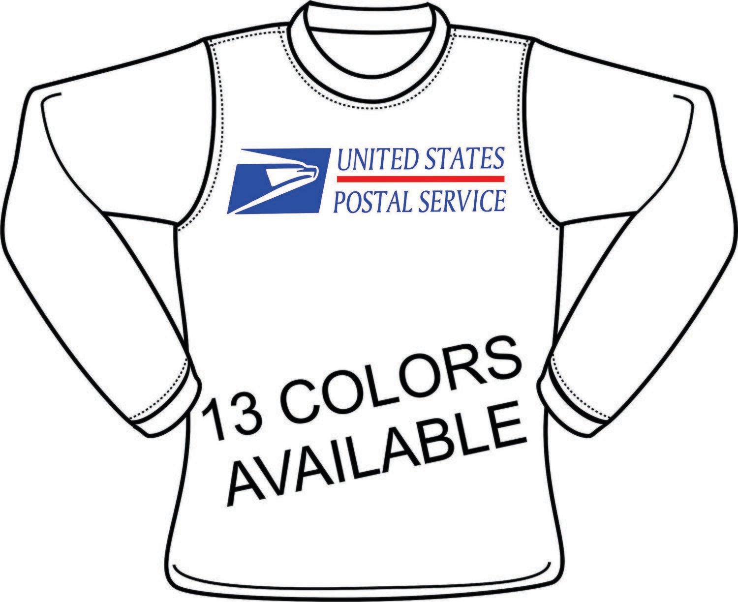 USPS 50/50 Long Sleeve Cotton Tee