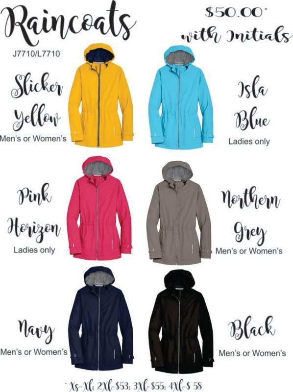 SVE Men&#39;s and Women&#39;s Port Authority® Northwest Slicker with EMBROIDERY on Left Chest