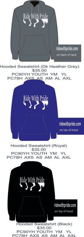 Ride with Pride Hooded Sweatshirt