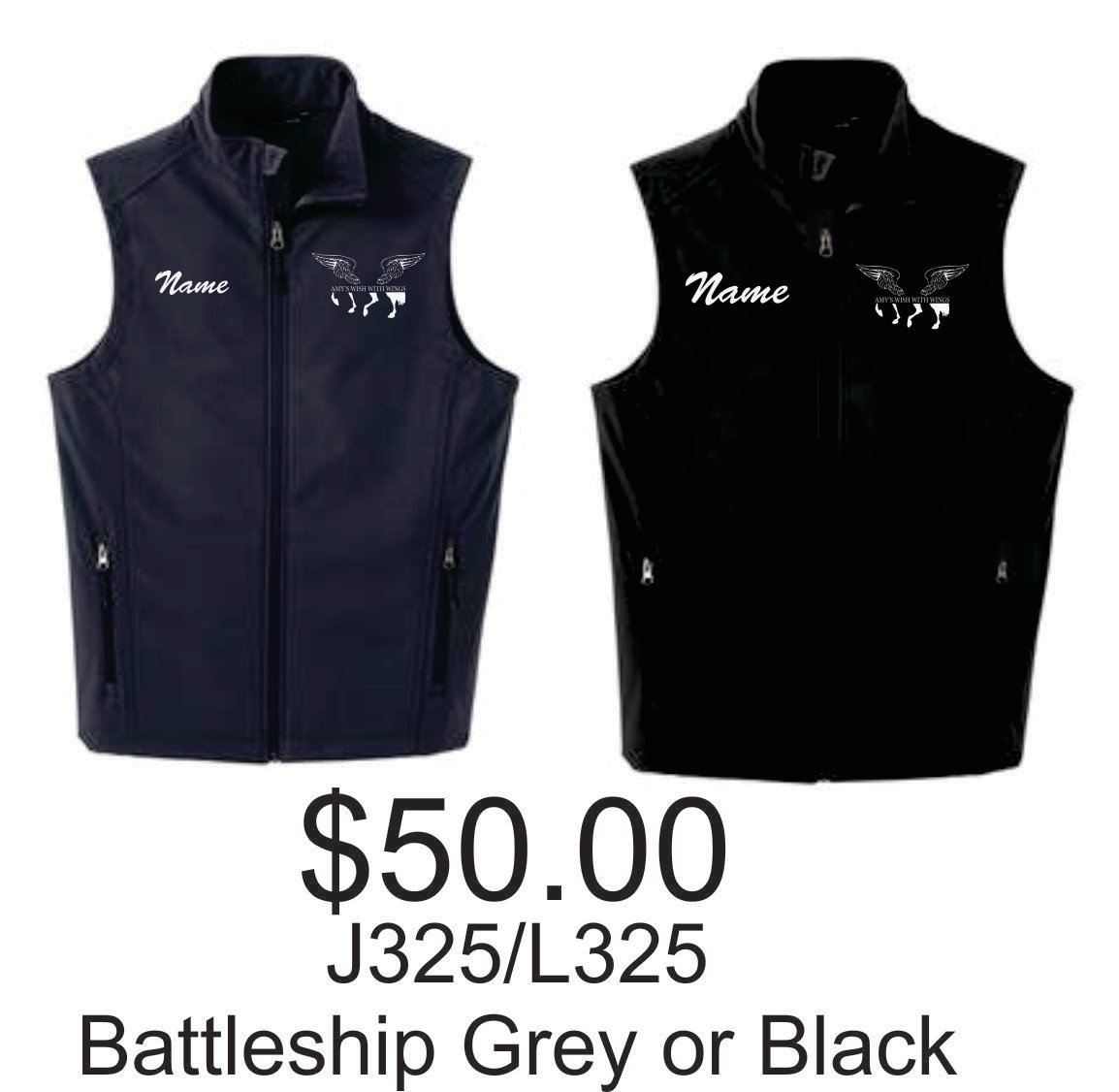 Amy&#39;s Wish with Wings Port Authority® Core Soft Shell Vest
