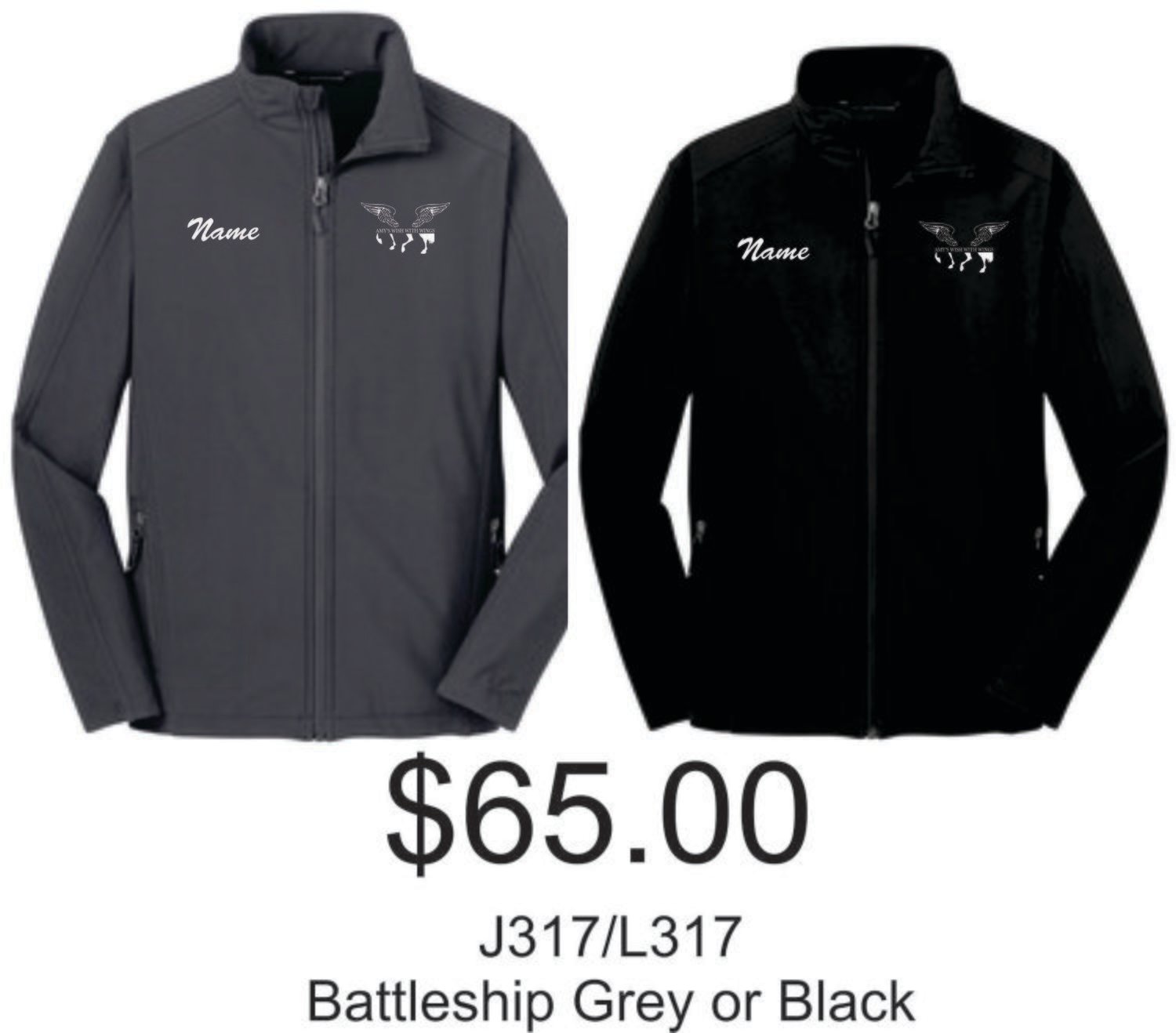 Amy&#39;s Wish with Wings Port Authority® Core Soft Shell Jacket