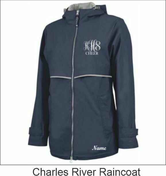 REQUIRED KHS Cheer Charles River Raincoat (Navy)