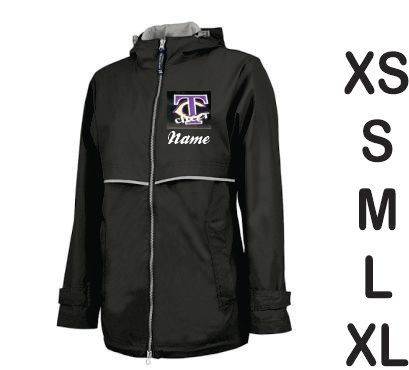 REQUIRED TCHS Cheer Charles River Raincoat (Black)