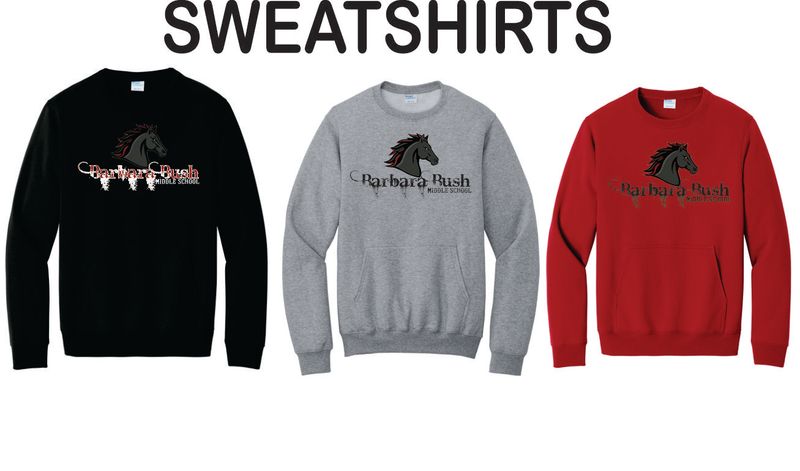 BBMS Port &amp; Co® Core Fleece Crewneck Pocket Sweatshirt