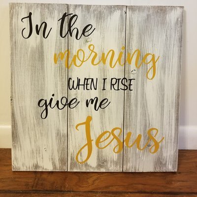 Give me Jesus