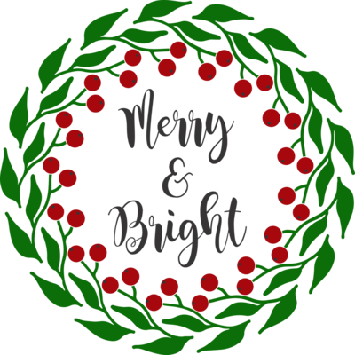 Merry &amp; Bright Wreath