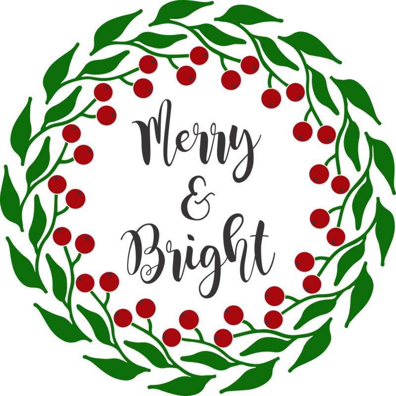Merry &amp; Bright Wreath