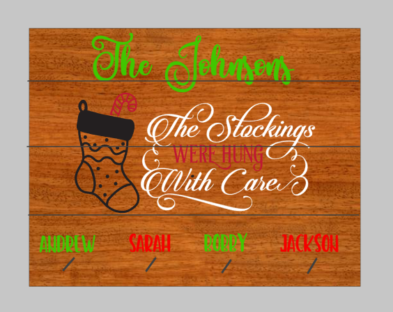 Custom Christmas Stocking Holder