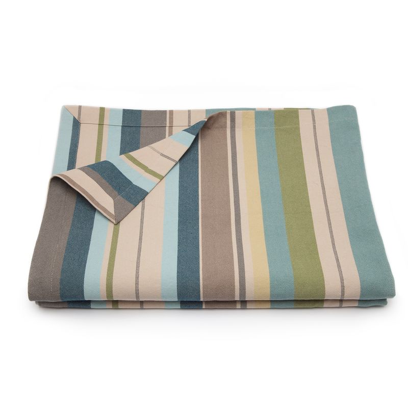Perfusion organic cotton throw blanket Color Schemes Ocean or Desert