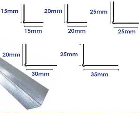 PERFIL ANGULOS 2*2 CL26 2.44