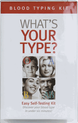 D'Adamo Blood Typing Kit D'Adamo Blood Typing Kit
