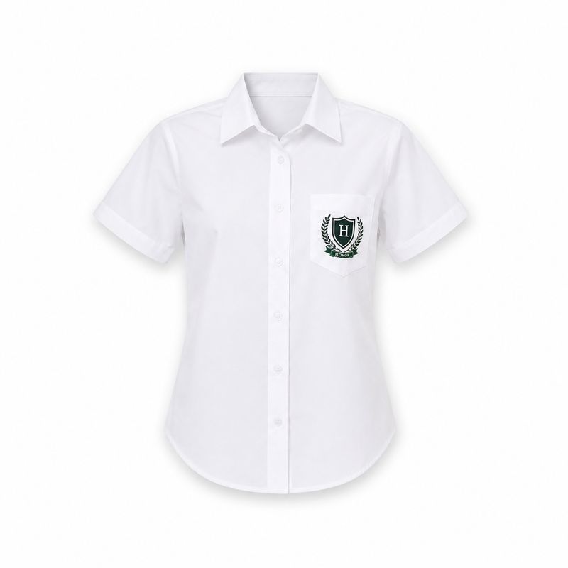 White School Shirts • Girls