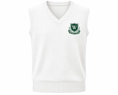 White School Pullover Knit • Ideal for Matrics