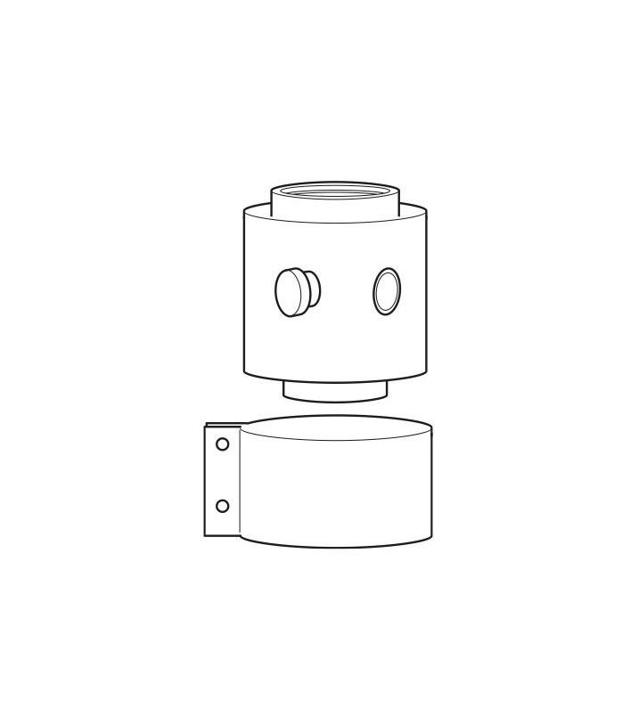 Saunier Duval adapter KKS 80/125 do kotłów Niedźwiedź Condens