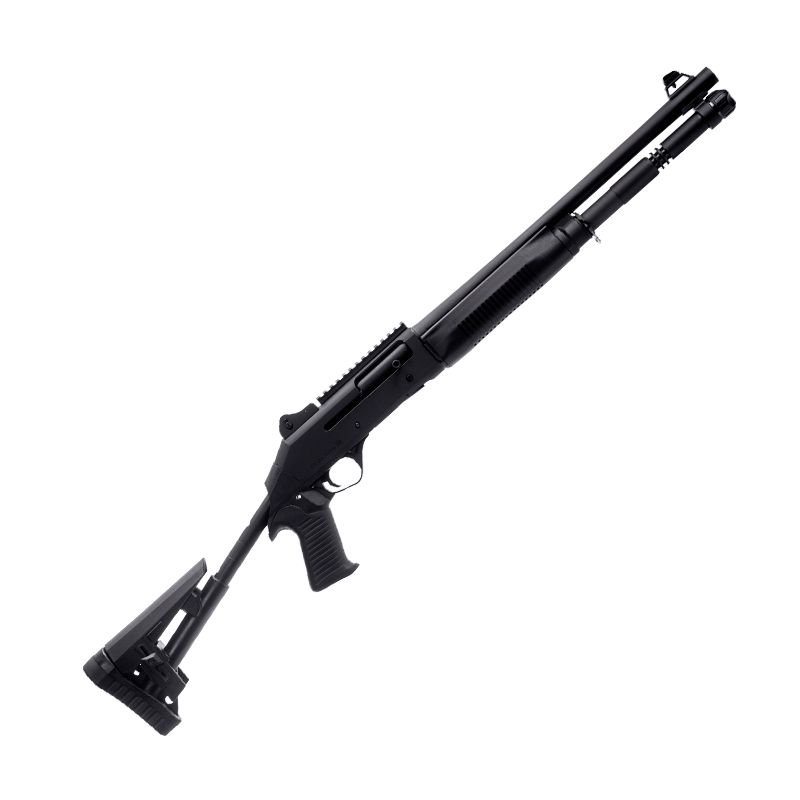 STRZELBA SAMOPOWTARZALNA AKSA S4 FX-04 TACTICAL KAL.12/76 CZARNA