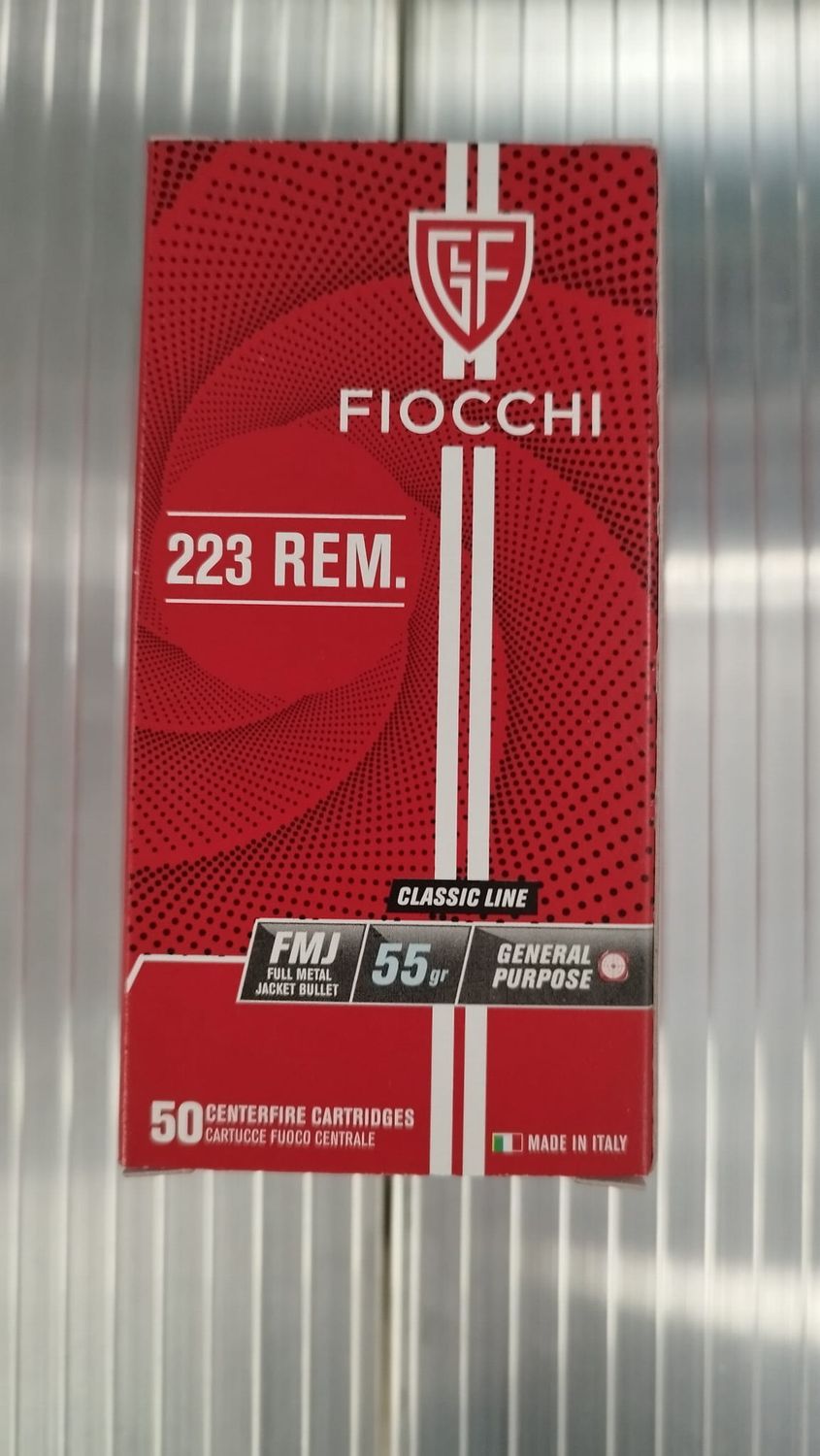 Amunicja FIOCCHI .223 Rem. FMJ 3,6g. / 55gr