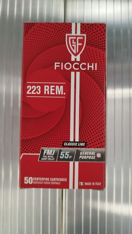 Amunicja FIOCCHI .223 Rem. FMJ 3,6g. / 55gr