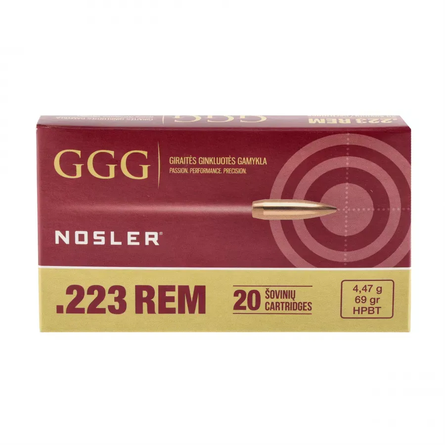 Amunicja GGG .223 Rem  HPBT 77gr