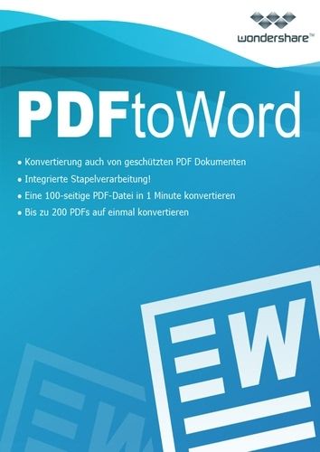 Wondershare PDF to Word Converter Mac 
