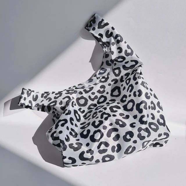 LOU LOTO. I Tasje leopard wit/zwart