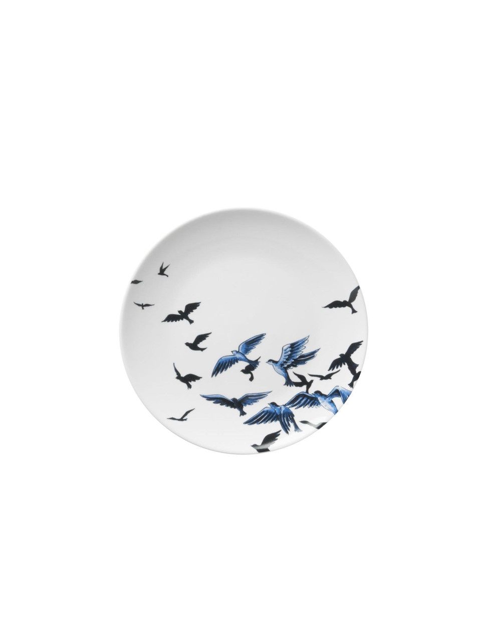 Heinen Delfts Blauw | Wandbord Vogels - 20.5cm