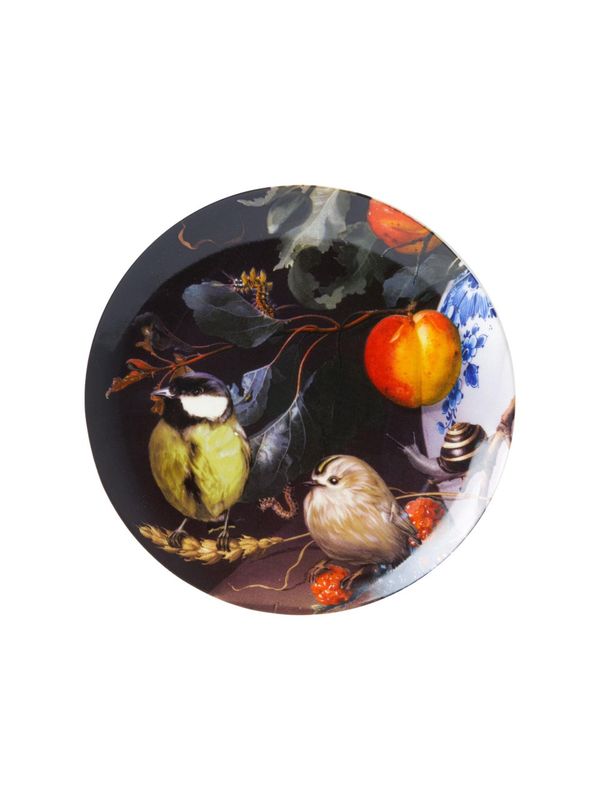 Heinen | Wandbord Koolmees in stilleven - 21 cm
