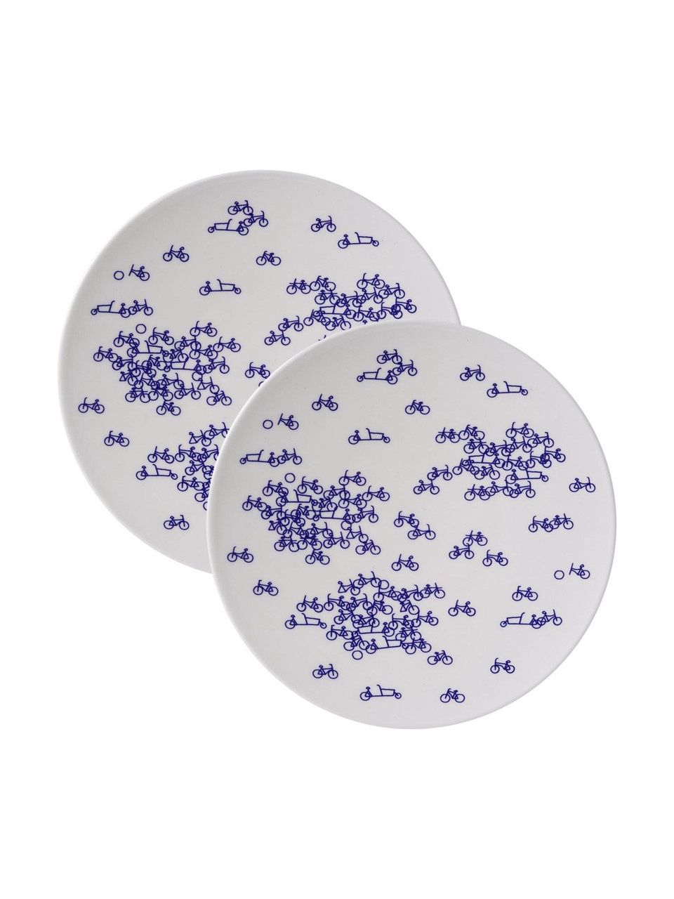 Heinen | Gebaksbord De Blauwe Fiets 2 st.