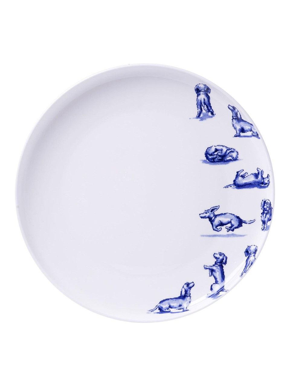 Heinen Delfts Blauw | Dinerbord Teckel Nhaan - 26 cm