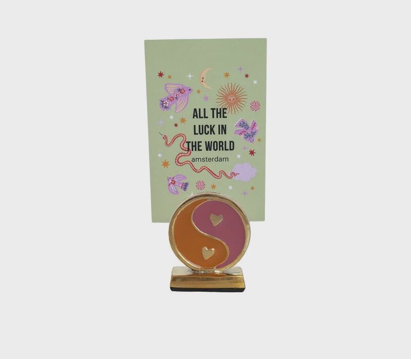 All the luck in the world | Kaarthouder messing Yinyang