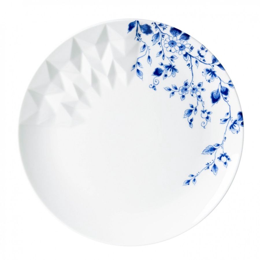 Heinen Delfts Blauw | Bord Blauw Vouw Dinerbord - 27cm
