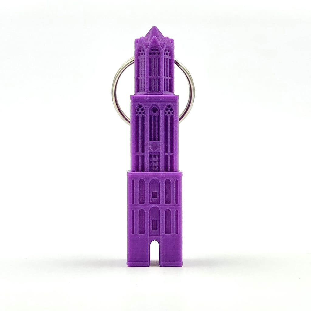 3D marks | Domtoren sleutelhanger klein, Colour: Paars